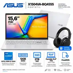 Falabella Portátil /ASUS X1504VA-BQ4555/ Intel Corei5 1334U /12GB /2TB/ Pantalla 15,6 oferta