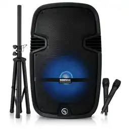 Falabella Cabina De Sonido 15 Pulgadas Trípode 2 Micrófonos Bluetooth oferta