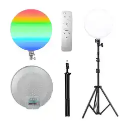 Falabella Aro De Luz LED RGB 33 cm + Trípode 2M Control Ideal Fotos Videos y Maquillaje oferta