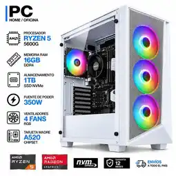 Falabella PC GAMER RYZEN 5 5600GT - RAM 16GB - SSD 1TB - BOARD A520 - FUENTE 350W oferta