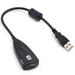 Falabella Tarjeta De Sonido Usb Externa 71 Canales Audio Y Micrófono oferta