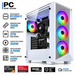 Falabella PC GAMER RYZEN 5 5600GT - RAM 32GB - SSD 2TB - BOARD A520 - FUENTE 350W oferta