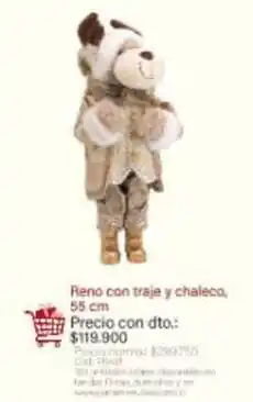Panamericana Reno con traje y chaleco oferta