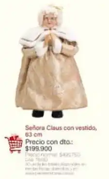 Panamericana Claus - señora con vestido oferta