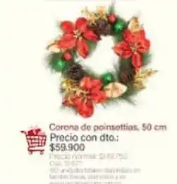 Panamericana Corona - de poinsettias oferta