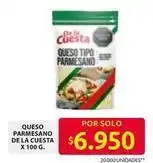 Ara Cuesta - queso tipo parmesano oferta