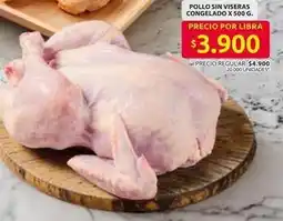 Ara Libra - pollo sin visceras congelado oferta