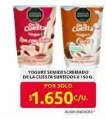 Ara Cuesta - yogurt semidescremado oferta