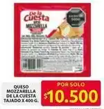 Ara Cuesta - queso mozzarella tajado oferta