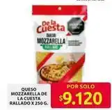 Ara Cuesta - queso mozzarella rallado oferta