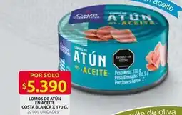 Ara Costa - lomos de atún en aceite oferta