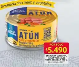 Ara Costa - ensalada con atún, maíz y vegetales oferta