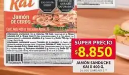 Ara Jamón sanduche oferta