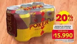 Ara Cerveza poker lata oferta