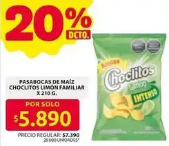 Ara Choclitos - pasabocas de maíz choclitos limón oferta