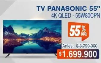 Panasonic - tv 55 4k qled - 55w80cpn