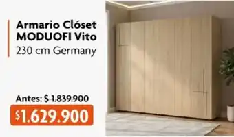 Moduofi - armario clóset moduofi vito