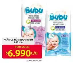 Ara Pañitos húmedos bubu oferta