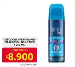 Ara Skino men desodorante para pies en aerosol oferta