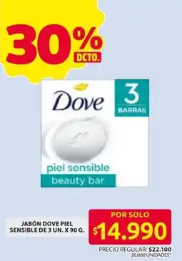 Ara Dove jabón piel sensible oferta