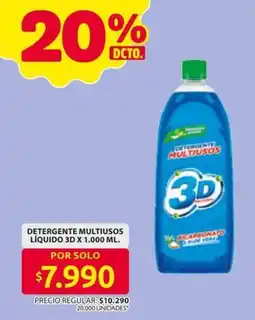 Ara Detergente multiusos líquido 3d oferta