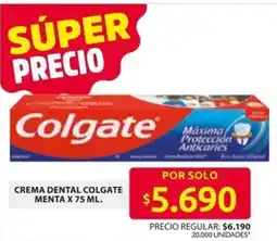 Ara Colgate crema dental menta oferta
