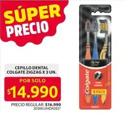 Ara Colgate cepillo dental zigzag oferta
