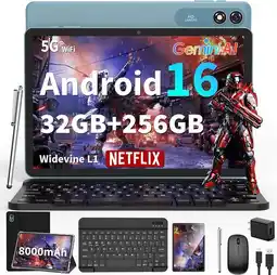 Falabella Tablet Android 16 2026 de 10 pulgadas - 32GB+256GB+2TB Expand, Gemini AI oferta