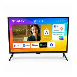 Falabella Televisor Smart Tv 22 Android 14 Control Y Vidrio Templado oferta