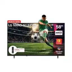 Falabella Televisor 58 Pulgadas Nano UHD 4k Smart TV 58NU850BPSD.AWCQ oferta