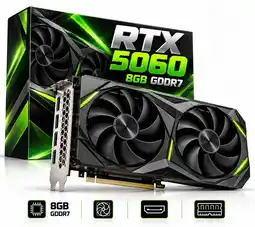 Falabella Tarjeta Gráfica RTX 5060 8GB GDDR7 – Alto Rendimiento para Gaming y Diseño oferta
