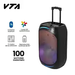 Falabella Amplificador Recargable 100w Rms Tipo Trolly Wybo oferta