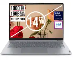 Falabella Portátil ThinkBook 14 Intel Core 7 240H 16GB RAM 1TB SSD 14 WUXGA Silver Aluminio oferta