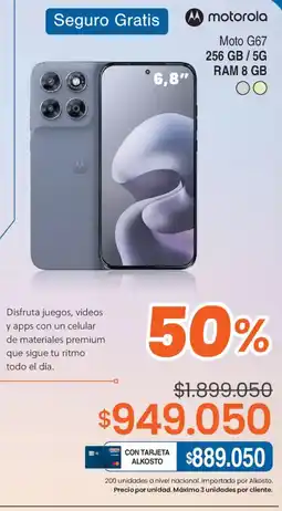 Ktronix motorola moto g67 oferta