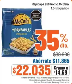 Alkosto McCain horneables delgados oferta
