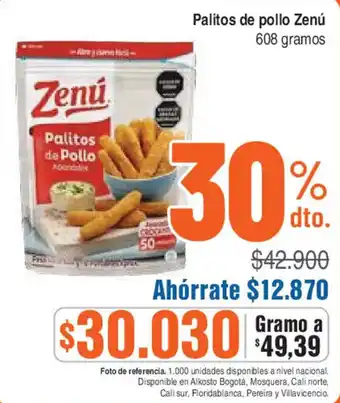 Zenu palitos de pollo