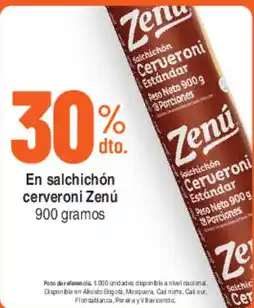 Alkosto Zenu salchichon cerveroni estandar oferta