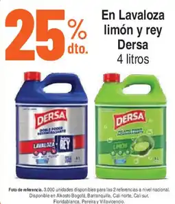 Alkosto Dersa en lavaloza limón y rey oferta