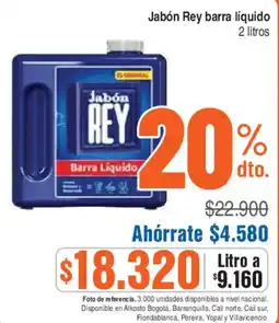 Alkosto Jabón Rey barra líquido oferta