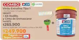 Easy Vinilo extrafino tipo 1 - contenido: 5 galones 1363017 + kit rodillo y cinta de enmascarar 1441973 oferta