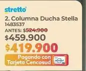 Easy Stretto - columna ducha stella 1483537 oferta