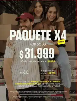 Pacífika Paquete x4 oferta