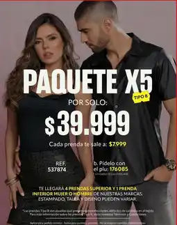 Pacífika Paquete x5 oferta