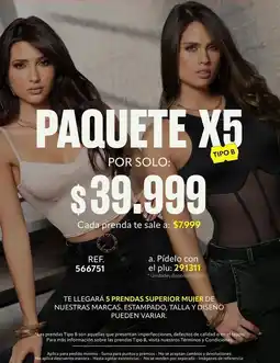 Pacífika Paquete x5 oferta