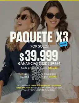 Pacífika Paquete x3 oferta