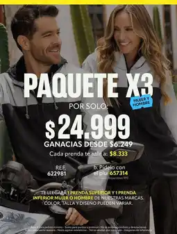 Pacífika Paquete x3 oferta