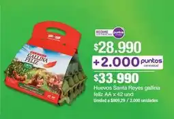 Jumbo Santa reyes - huevos gallina feliz aa oferta
