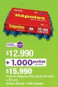 Jumbo Huevos nápoles libre jaula aa-aaa oferta