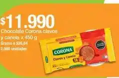 Jumbo Corona - chocolate clavos y canela oferta
