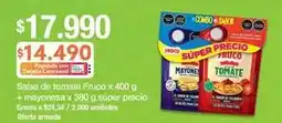 Jumbo Fruco - salsa de tomate + mayonesa oferta